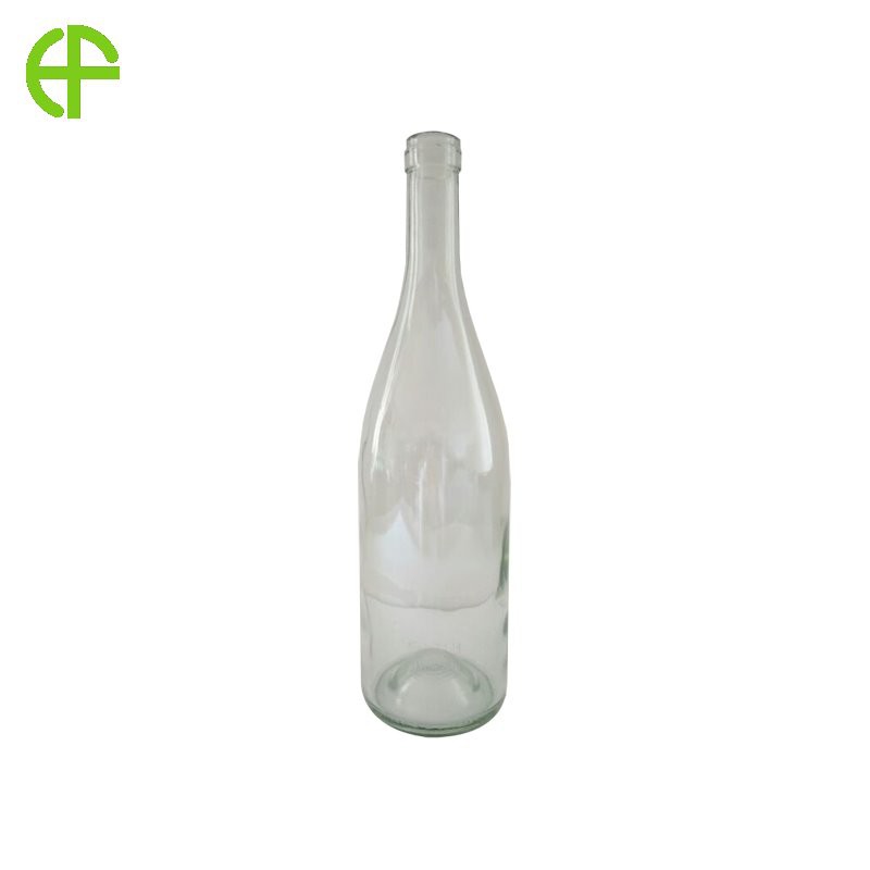 Fancy Design Clear Brandy Gin Liquor Vodka Spirit Glass Bottle