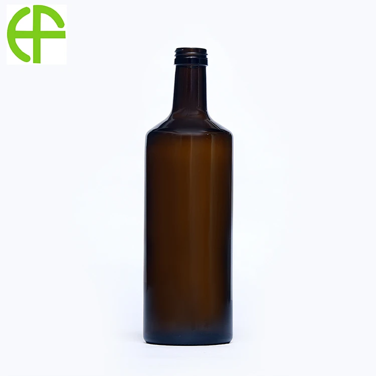 750ml Antique Green Dorica Phoenix Oil Glass Bottle