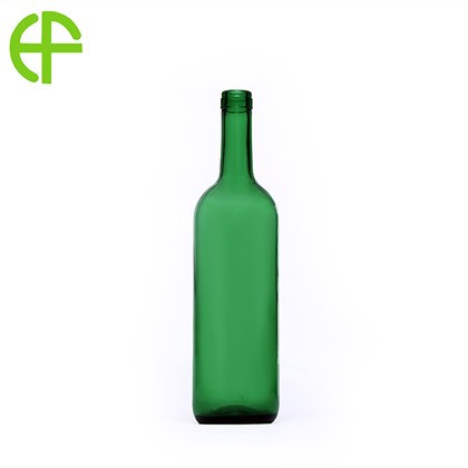 750ml Emerald Green Shangcheng Dry Red Wine Bottle