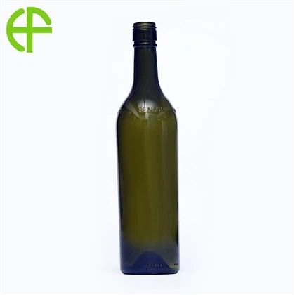 600ml Dark Green Red Wine Bottle